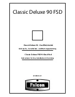 Falcon Classic Deluxe 90 FSD Instructions For Use Manual preview