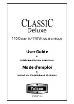 Preview for 1 page of Falcon Classic Deluxe User Manual & Installation & Service Instructions