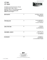 Preview for 1 page of Falcon CT1090 Nstallation, Operation & Maintenance Instructions