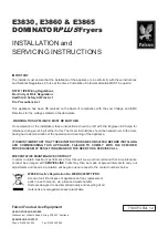 Предварительный просмотр 1 страницы Falcon DOMINATOR PLUS Series Installation And Servicing Instructions