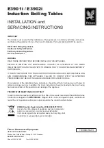 Preview for 1 page of Falcon E3901i Installation And Servicing Instructions