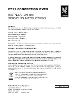 Предварительный просмотр 1 страницы Falcon E711 Installation And Servicing Instructions