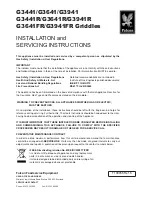 Falcon G3441 Installation And Servicing Instructions preview