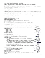 Preview for 3 page of Falcon G3830 User Instructions