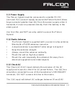 Preview for 9 page of Falcon Hybrid Installation & Operation Manual