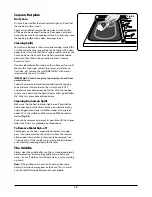 Preview for 23 page of Falcon Professional Deluxe 110 User'S Manual & Installation Instructions