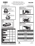 Falcon SC60 Series Installation Instructions preview