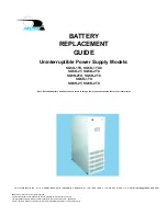 Preview for 1 page of Falcon SG5K-1TX Battery Replacement Manual