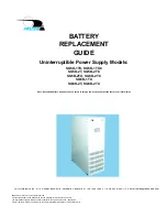 Falcon SG5K-1TX Battery Replacement Manual preview