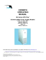 Preview for 1 page of Falcon SG5K-1TX Owner'S Operating Manual