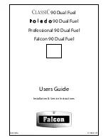 Falcon Toledo 90 Dual Fuel User Manual предпросмотр