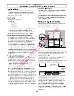 Preview for 44 page of Falcon Toledo TXT110DFSSEU Instructions For Use And Installation