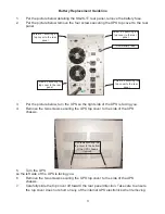Preview for 4 page of Falcon UNINTERRUPTIBLE POWER SUPPLY MODELS SG2K-1T Battery Replacement Manual