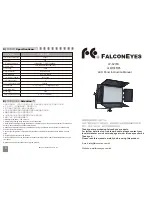 Preview for 1 page of Falconeyes LP-820 Instruction Manual