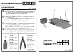 Faller 120171 Assembly Instructions Manual предпросмотр