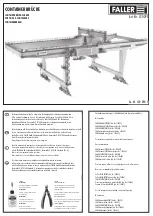 Faller 120290 Instructions Manual preview