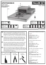 Preview for 1 page of Faller 130158 Manual