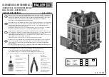 Faller 130701/1 Assembly Instructions Manual предпросмотр