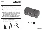 Предварительный просмотр 1 страницы Faller 144107 Quick Start Manual