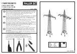 Faller 2 RAILWAY ELECTRICITY PYLONS Manual preview