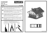 Faller 231709 Assembly Instructions Manual предпросмотр