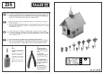 Предварительный просмотр 1 страницы Faller 235 Instructions