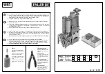 Preview for 1 page of Faller 951 Manual