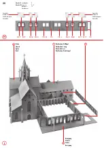 Preview for 28 page of Faller BEBENHAUSEN MONASTERY Assembly Instructions Manual