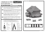 Faller Black Forest Farm With Straw Roof 232395 Assembly Instructions Manual предпросмотр