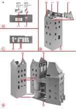 Предварительный просмотр 14 страницы Faller Bran Castle 130820 Assembly Instructions Manual