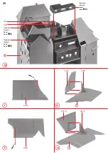 Предварительный просмотр 20 страницы Faller Bran Castle 130820 Assembly Instructions Manual