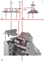 Предварительный просмотр 21 страницы Faller Bran Castle 130820 Assembly Instructions Manual