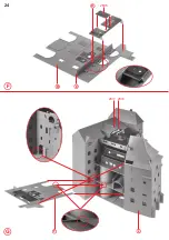 Предварительный просмотр 24 страницы Faller Bran Castle 130820 Assembly Instructions Manual