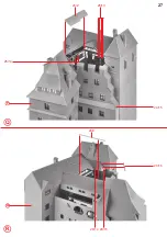 Предварительный просмотр 27 страницы Faller Bran Castle 130820 Assembly Instructions Manual