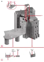 Предварительный просмотр 30 страницы Faller Bran Castle 130820 Assembly Instructions Manual