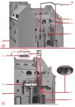 Предварительный просмотр 33 страницы Faller Bran Castle 130820 Assembly Instructions Manual