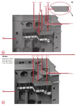 Предварительный просмотр 35 страницы Faller Bran Castle 130820 Assembly Instructions Manual