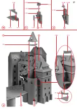 Предварительный просмотр 37 страницы Faller Bran Castle 130820 Assembly Instructions Manual