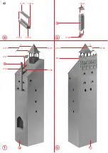 Предварительный просмотр 42 страницы Faller Bran Castle 130820 Assembly Instructions Manual