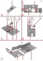 Предварительный просмотр 47 страницы Faller Bran Castle 130820 Assembly Instructions Manual