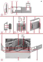 Предварительный просмотр 49 страницы Faller Bran Castle 130820 Assembly Instructions Manual