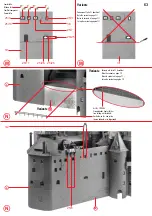 Предварительный просмотр 63 страницы Faller Bran Castle 130820 Assembly Instructions Manual