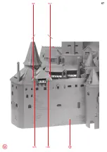 Предварительный просмотр 67 страницы Faller Bran Castle 130820 Assembly Instructions Manual