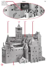 Предварительный просмотр 71 страницы Faller Bran Castle 130820 Assembly Instructions Manual