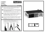 Faller CAR WORKSHOP Manual предпросмотр