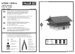 Faller Chiemgau Alpine Chalet Assembly Instructions Manual preview