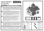 Faller COUNTRY STYLE FIRE DEPARTMENT Instructions Manual preview