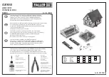 Предварительный просмотр 1 страницы Faller Garden Center Instructions Manual