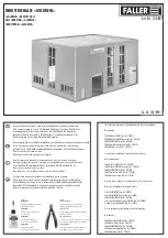 Faller GOLDBECK 130890 Instructions Manual предпросмотр