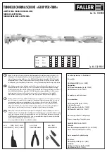 Предварительный просмотр 1 страницы Faller GRIPPER TBM TUNNEL BORING MACHINE Manual